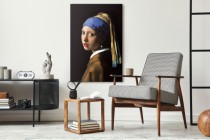 Reprodukcja Portretu Dziewczyna z perłą - reprodukcja malarstwa Jana Vermeera 92041 Naklejkomania - zdjecie 3 - miniatura