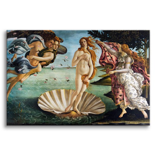 Narodziny Wenus - reprodukcja obrazu malarstwa Sandra Botticellego 92073 Naklejkomania - zdjecie 1