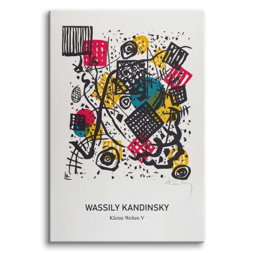 Obraz Małe światy V - reprodukcja grafiki, Wassily Kandinsky 92086 Naklejkomania - zdjecie 1