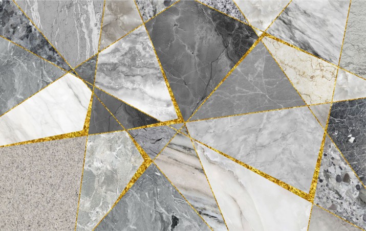 Naklejki do kuchni okleina kuchenna geometryczny marmur 42840 - zdjęcie 2