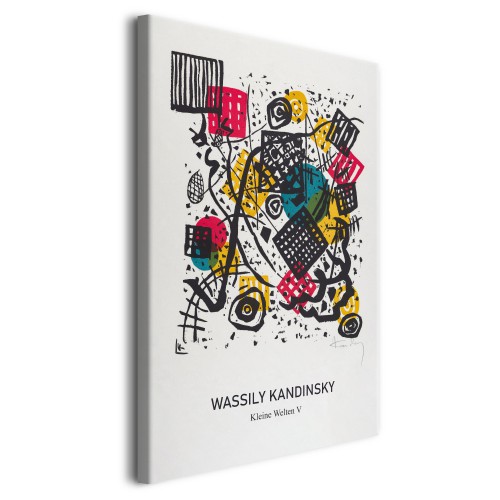 Obraz Małe światy V - reprodukcja grafiki, Wassily Kandinsky 92086 - zdjęcie 2