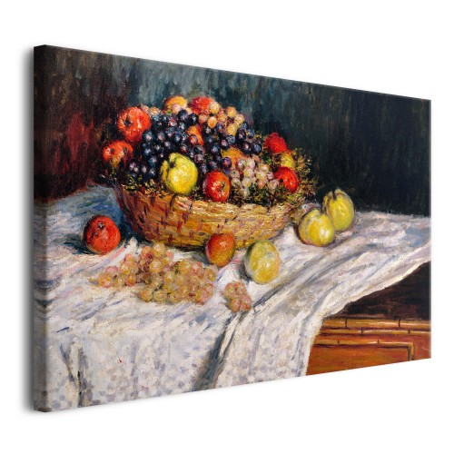 Jabłka i winogrona - reprodukcja malunku martwej natury, Claude Monet 92014 - zdjęcie 2