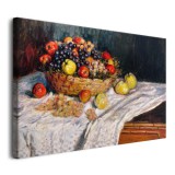 Jabłka i winogrona - reprodukcja malunku martwej natury, Claude Monet 92014 Naklejkomania - zdjecie 2 - miniatura