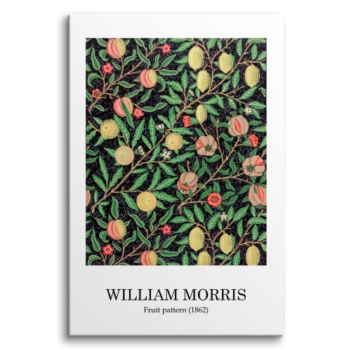 Obraz Owocowy wzór - reprodukcja grafiki Williama Morrisa 92094 Naklejkomania - zdjecie 1