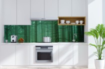 Panel szklany do kuchni magia zieleni 42705 Naklejkomania - zdjecie 1 - miniatura