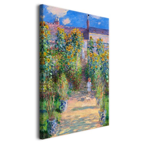 Pejzaż Ogród Moneta w Vétheuil - reprodukcja, Claude Monet 92022 - zdjęcie 2