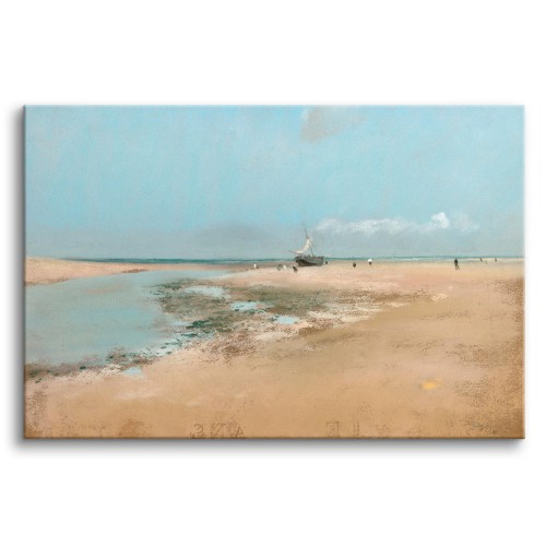 Pejzaz Plaża w czasie odpływu - reprodukcja malarstwa Edgara Degasa 92031 Naklejkomania - zdjecie 1