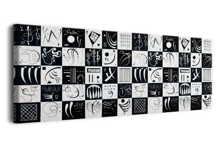 Obraz Thirty - reprodukcja geometrycznego malunku, Wassily Kandinsky 92091 - zdjęcie 2