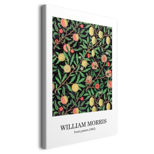 Obraz Owocowy wzór - reprodukcja grafiki Williama Morrisa 92094 - zdjęcie 2