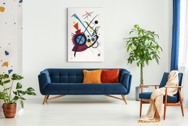 Obraz Violet - reprodukcja grafiki, Wassily Kandinsky 92085 - zdjęcie 3