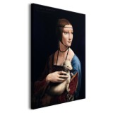 WYPRZEDAŻ 100x150 Reprodukcja Portretu Dama z łasiczką - reprodukcja dzieła sztuki, Leonardo da Vinci 92059 Naklejkomania - zdjecie 2 - miniatura