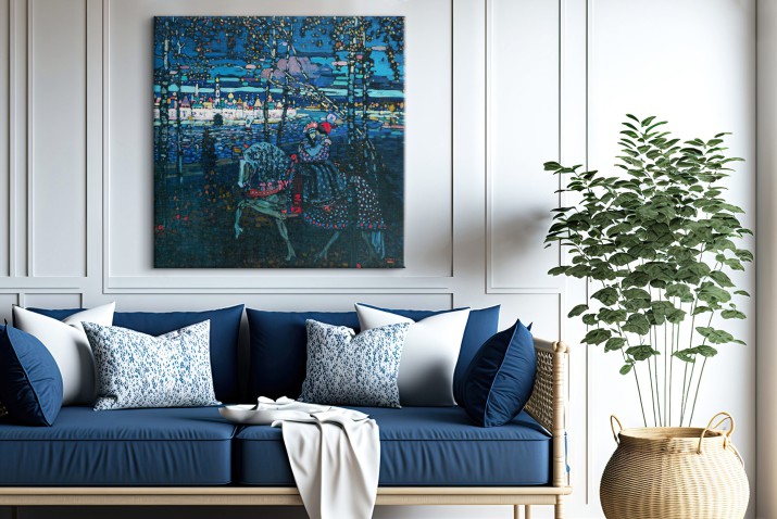 Obraz Jadąca para - reprodukcja grafiki, Wassily Kandinsky 92089 - zdjęcie 3