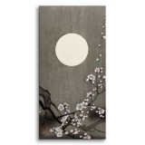 Obraz Kwitnący kwiat śliwki przy pełni księżyca (Blooming plum blossom at full moon) - Ohara Koson, reprodukcja 92066 Naklejkomania - zdjecie 1 - miniatura