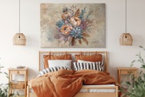 Obraz do sypialni, salonu, jesienne kwiaty 20714 Naklejkomania - zdjecie 3 - miniatura