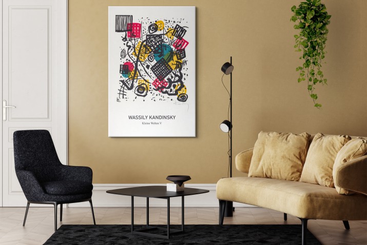 Obraz Małe światy V - reprodukcja grafiki, Wassily Kandinsky 92086 - zdjęcie 3