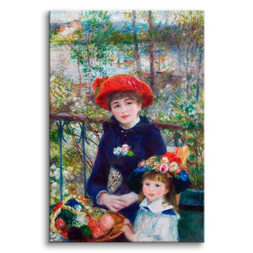 Reprodukcja Portretu Dwie siostry - reprodukcja malarstwa, Pierre-Auguste Renoir 92047 Naklejkomania - zdjecie 1