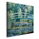 Lilie wodne i most japoński - reprodukcja pejzażu, Claude Monet 92020 Naklejkomania - zdjecie 2 - miniatura