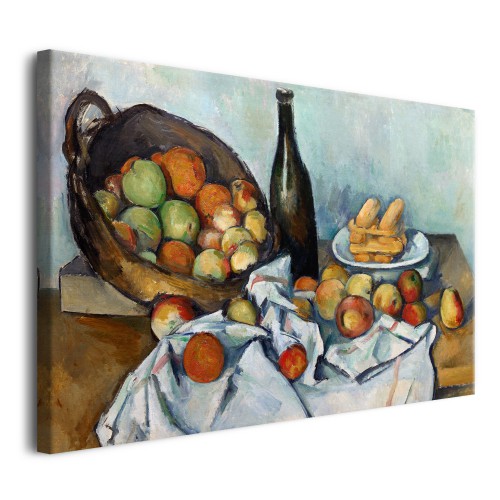Kosz jabłek - reprodukcja malarstwa martwej natury, Paul Cézanne - zdjęcie 2