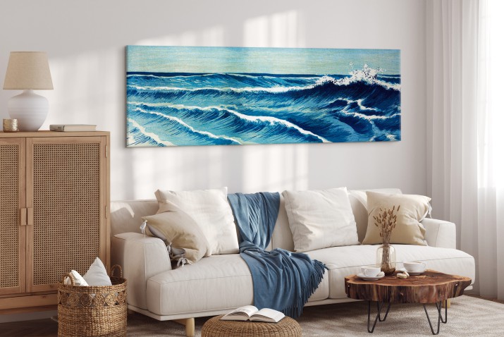 Reprodukcja obrazu Oceaniczne fale - japońskiego pejzażu, Uehara Konen 92075 - zdjęcie 3