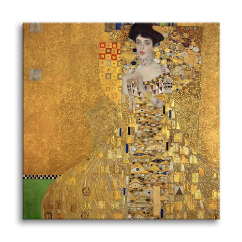 Portret Złota Adela - reprodukcja malunku kobiety, Gustav Klimt 92026 Naklejkomania - zdjecie 1