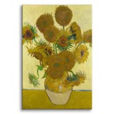 Obraz Słoneczniki II - reprodukcja z serii malarstwa Vincenta Van Gogha 92071 Naklejkomania - zdjecie 1 - miniatura