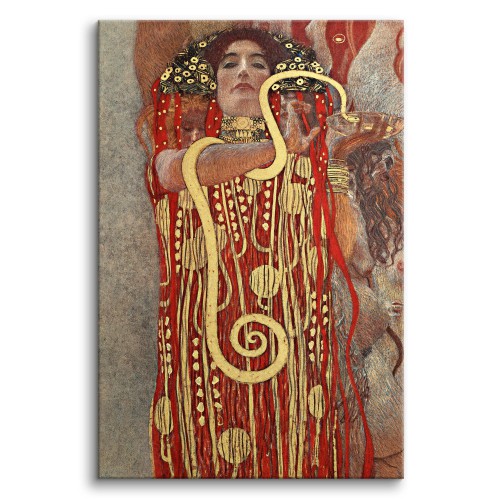 Portret Hygieia - reprodukcja malunku kobiety, Gustav Klimt 92025 Naklejkomania - zdjecie 1