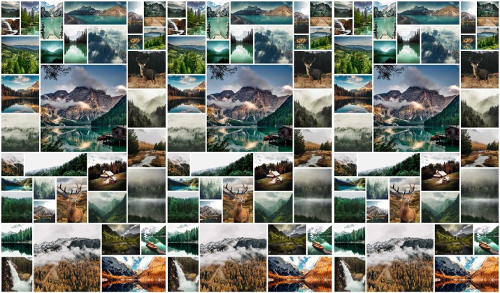 Fototapeta na ścianę Natura - kolaż zdjęć leśnych i górskich krajobrazów 21211 - zdjęcie 2