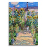 Pejzaż Ogród Moneta w Vétheuil - reprodukcja, Claude Monet 92022 Naklejkomania - zdjecie 1 - miniatura