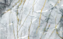 Panel kuchenny szklany złoto zatopione w marmurze 42629 Naklejkomania - zdjecie 2 - miniatura