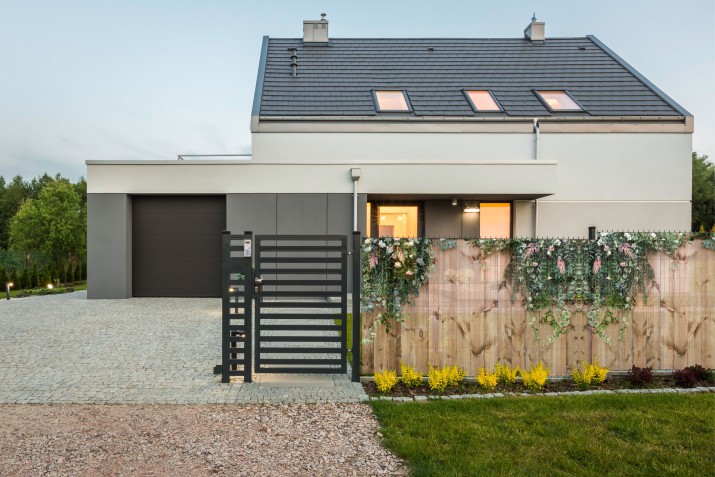 baner ozdobny, siatka mesh kwiaty 67231