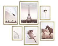 Zestaw plakatów Pastelowe boho - minimalistyczne fotografie w delikatnym stylu 91011 Naklejkomania - zdjecie 3 - miniatura