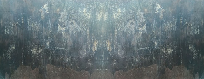 Panele PCV kuchnia granatowy las nocą 42844 - zdjęcie 2