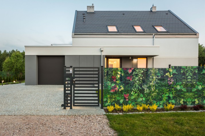 baner ozdobny, siatka mesh kaladium 67230