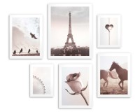Zestaw plakatów Pastelowe boho - minimalistyczne fotografie w delikatnym stylu 91011 Naklejkomania - zdjecie 5 - miniatura
