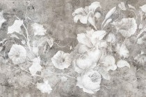 Fototapeta na ścianę białe kwiaty na betonie 21221 Naklejkomania - zdjecie 2 - miniatura