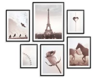 Zestaw plakatów Pastelowe boho - minimalistyczne fotografie w delikatnym stylu 91011 Naklejkomania - zdjecie 1 - miniatura