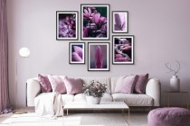 Zestaw plakatów Natura w odcieniach fioletu 23162 Naklejkomania - zdjecie 2 - miniatura