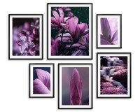 Zestaw plakatów Natura w odcieniach fioletu 23162 Naklejkomania - zdjecie 1 - miniatura