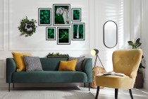Zestaw plakatów Egzotyczna natura w barwach zieleni 23161 Naklejkomania - zdjecie 2 - miniatura
