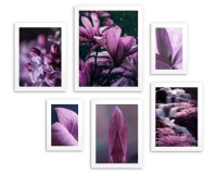 Zestaw plakatów Natura w odcieniach fioletu 23162 Naklejkomania - zdjecie 5 - miniatura