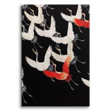 Lecące żurawie - reprodukcja japońskiej sztuki anonimowego artysty 92141 Naklejkomania - zdjecie 1 - miniatura