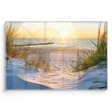 Obraz na szkle Upalna plaża 15082 szkło Naklejkomania - zdjecie 1 - miniatura