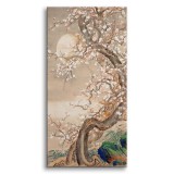Obraz na ściąnę Japońska śliwka kwitnąca w świetle księżyca - reprodukcja, Sō Shizana 92162 Naklejkomania - zdjecie 1 - miniatura