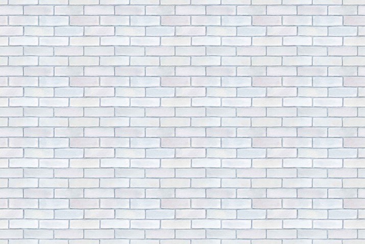 Panel szklany do łazienki Białe cegły - jasna surowa ściana w szarościach 93041 - zdjęcie 2