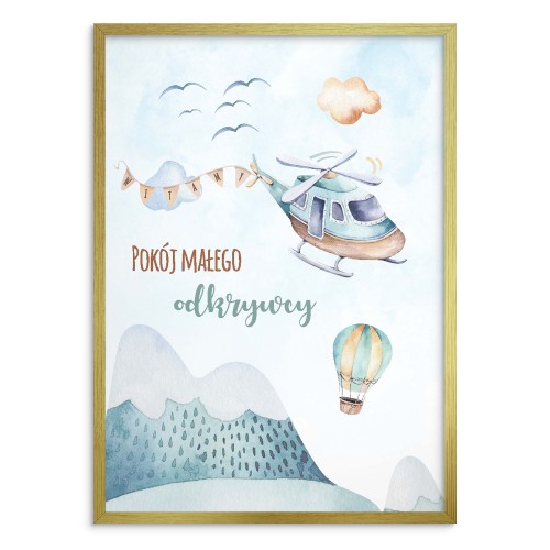 Plakat na ścianę dla dziecka, do pokoju dziecięcego 24290 - zdjęcie 2