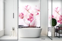 Fototapeta do łazienki różowa orchidea 24012 Naklejkomania - zdjecie 1 - miniatura