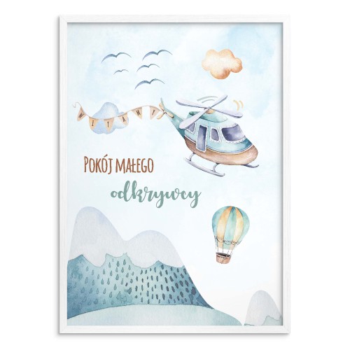 Plakat na ścianę dla dziecka, do pokoju dziecięcego 24290 - zdjęcie 3