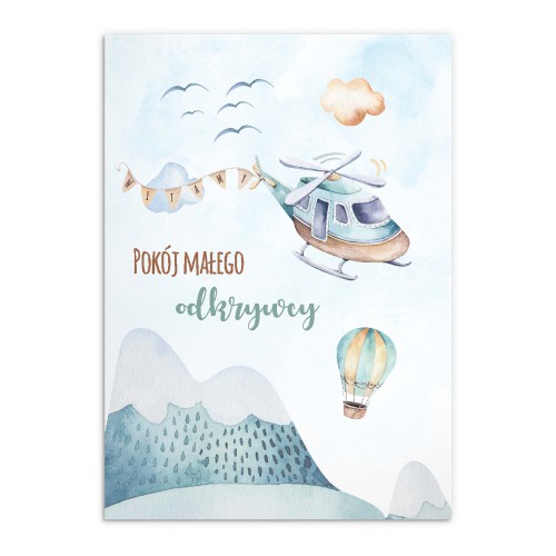 Plakat na ścianę dla dziecka, do pokoju dziecięcego 24290 - zdjęcie 4