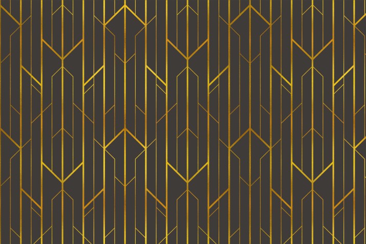 Fototapeta geometria w złocie 21229 - zdjęcie 2