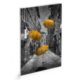 Obraz na szkle Kolorowe parasole w deszczu 20420 02 Naklejkomania - zdjecie 3 - miniatura